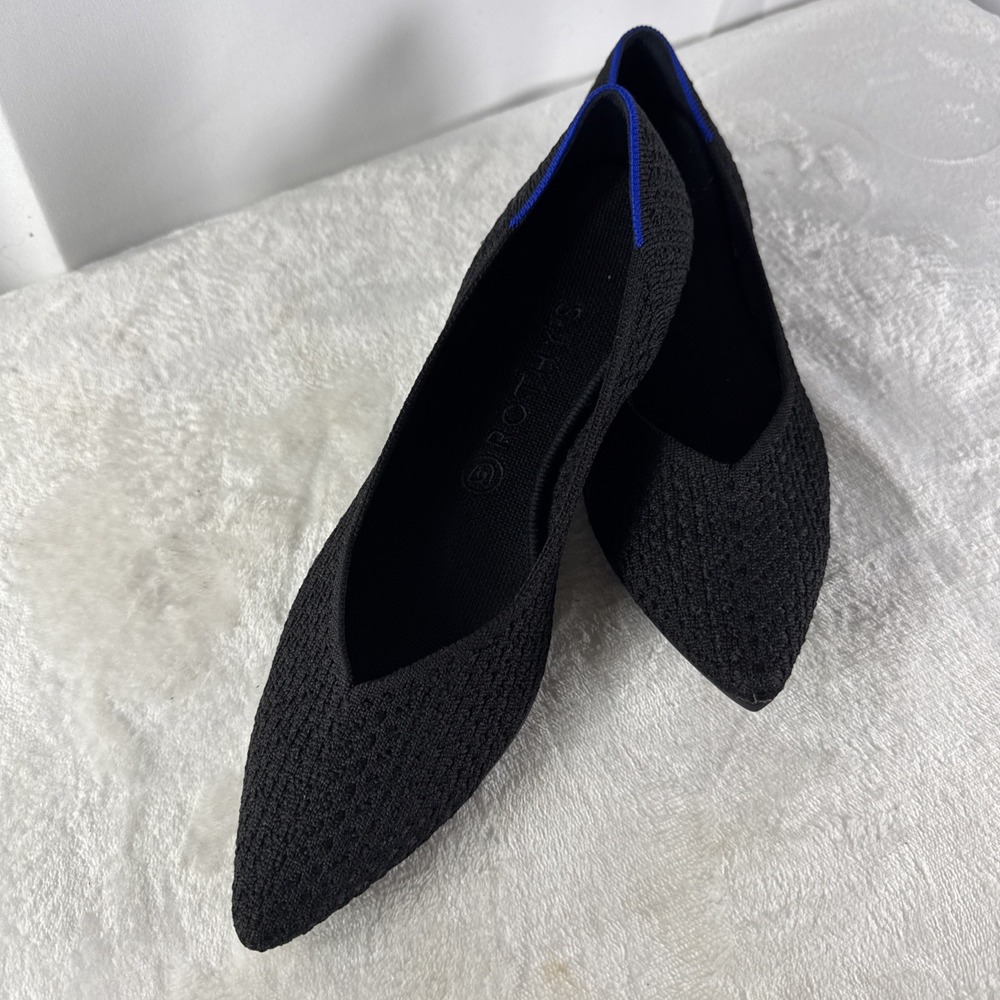 Rothy's the Point, Black Heather, Size 11
